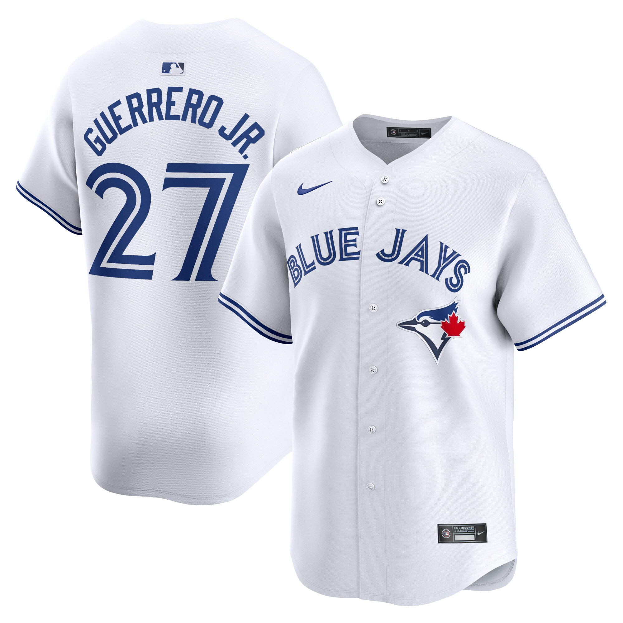Toronto Blue Jays Vladimir Guerrero Jr. White Home Limited Player MLB Jersey Men's