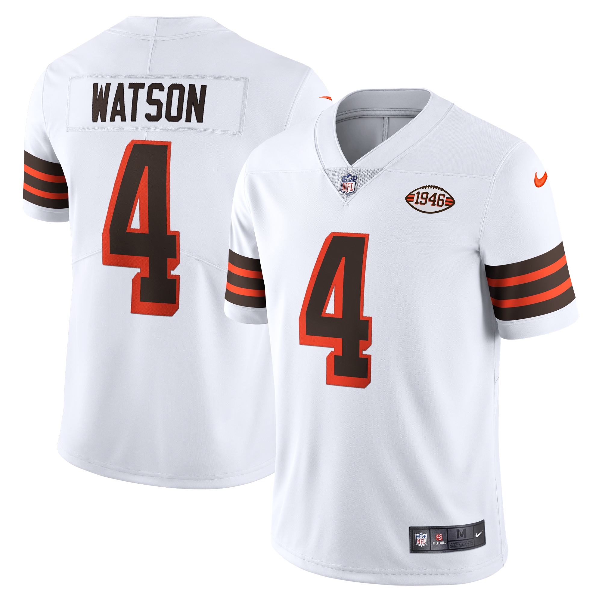 Cleveland Browns Deshaun Watson White 2021 Alternate Vapor Limited NFL Jersey Men's