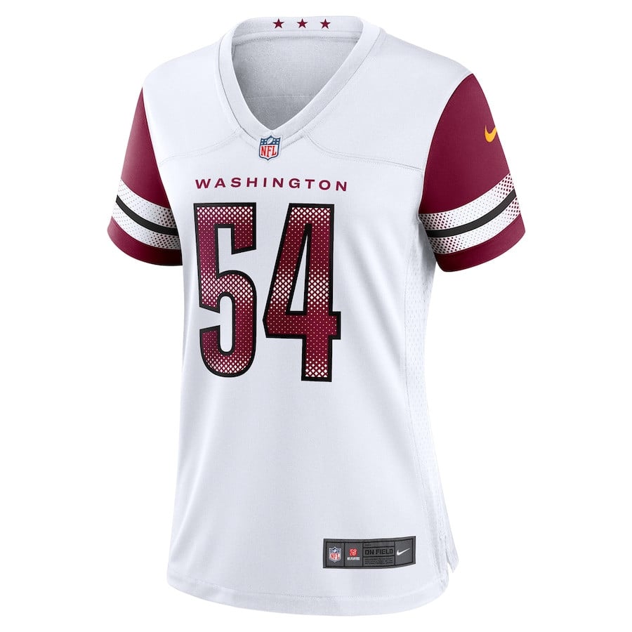 Bobby Wagner 54 Washington Commanders Game White NFL Jersey Women's