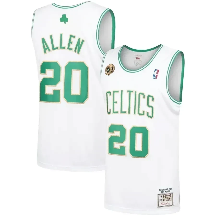 Ray Allen Boston Celtics Mitchell Ness 2008-09 Hardwood Classics White NBA Jersey Men's