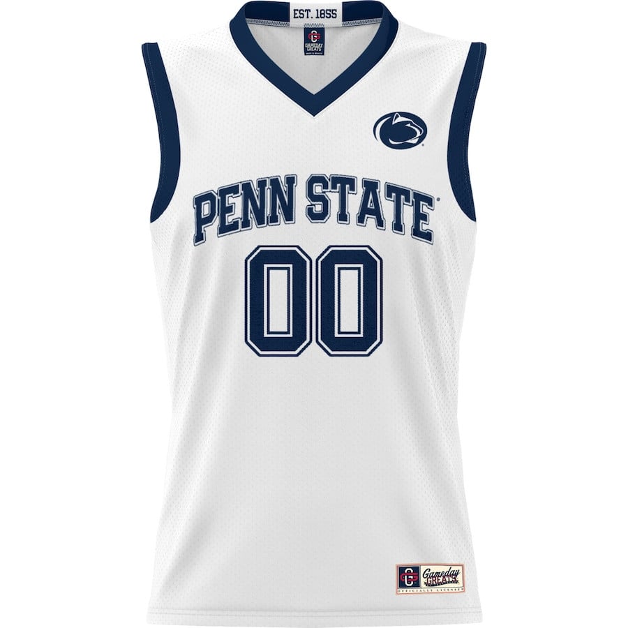 Penn State Nittany Lions NIL Custom White NCAA Jersey Men's
