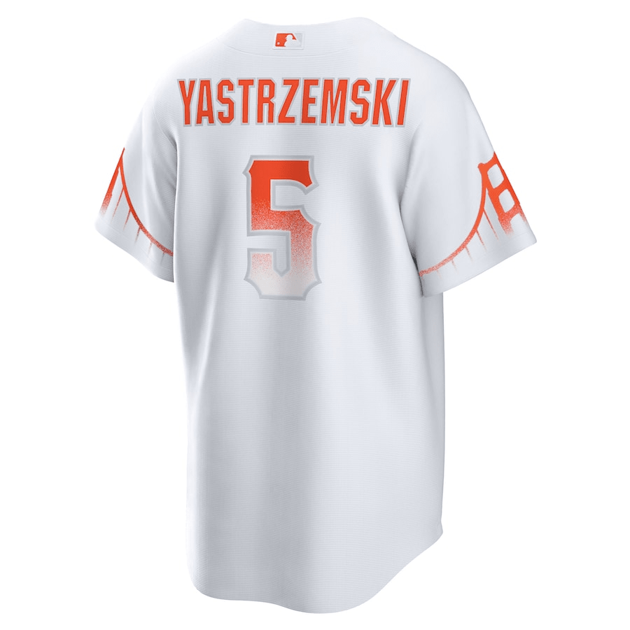 Mike Yastrzemski 5 San Francisco Giants City Connect White MLB Jersey Men's