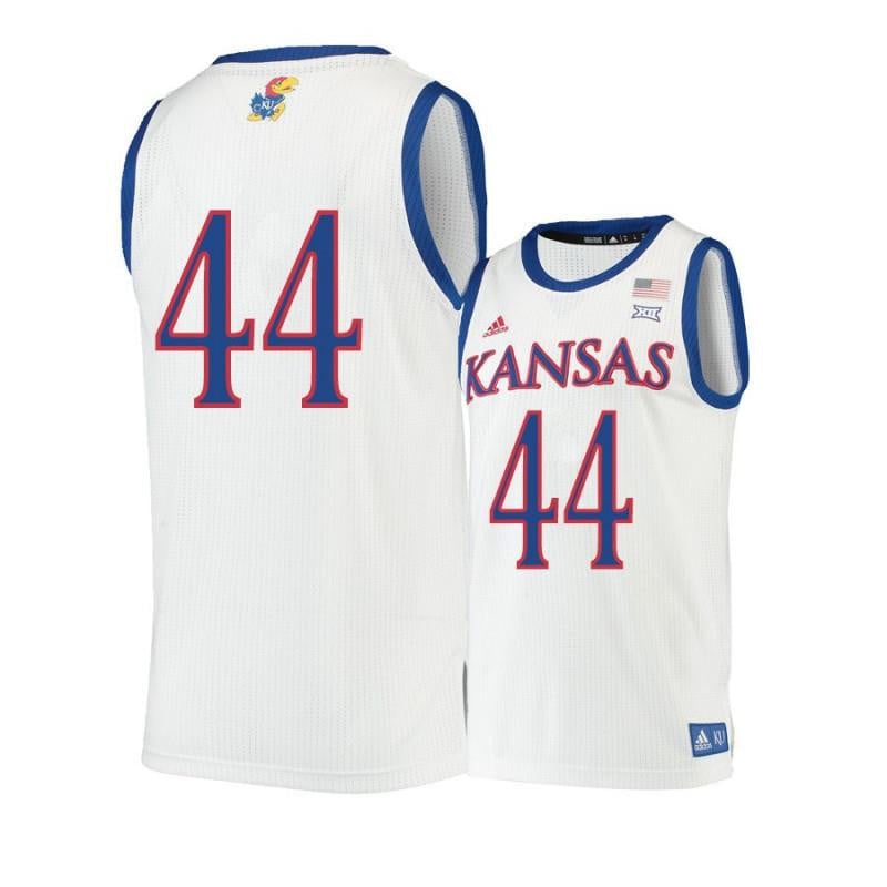 44 Mitch Lightfoot Beige Kansas Jayhawks NCAA Jersey Men's