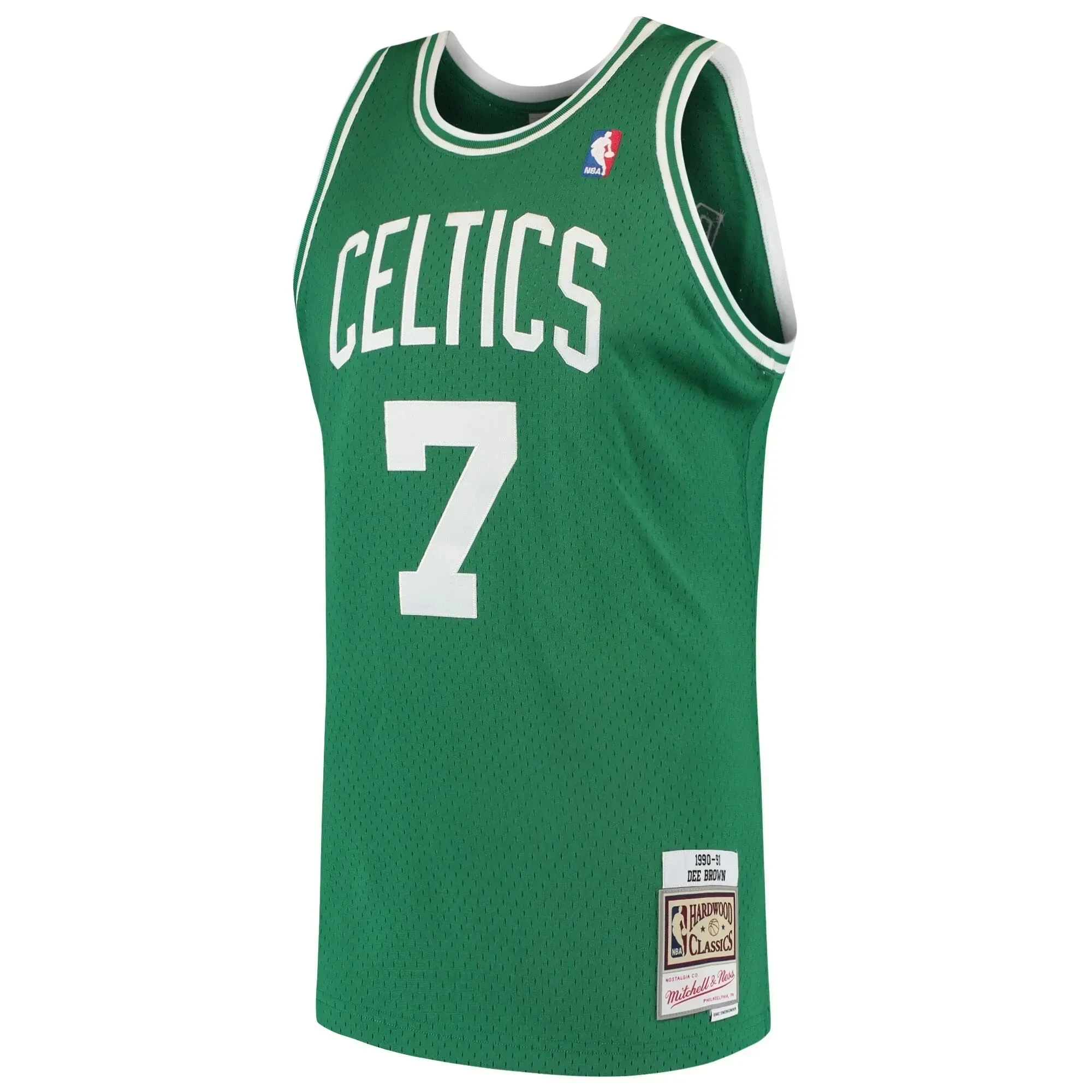 Dee Brown Boston Celtics Mitchell Ness 1985-86 Hardwood Classics Swingman Kelly Green NBA Jersey Men's