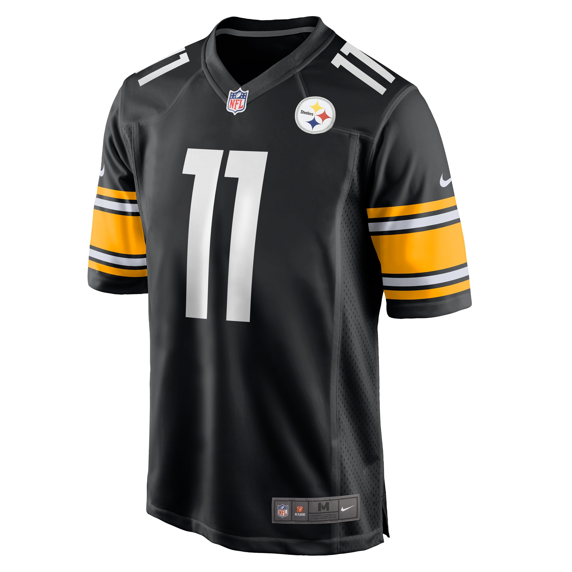 Pittsburgh Steelers Van Jefferson Black Game NFL Jersey Men's