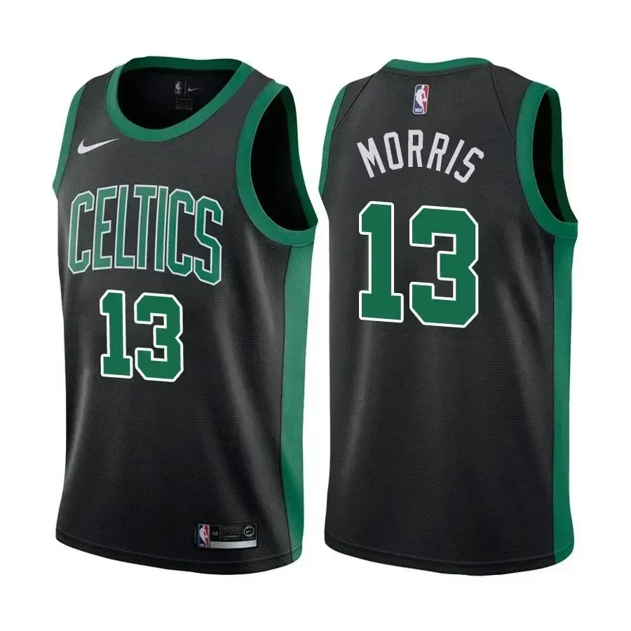 Boston Celtics Marcus Morris 13 Statet Edition Black NBA Jersey Men's