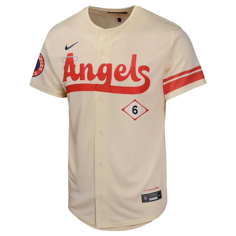 Anthony Rendon 6 Los Angeles Angels City Connect Limited Cream MLB Jersey Youth