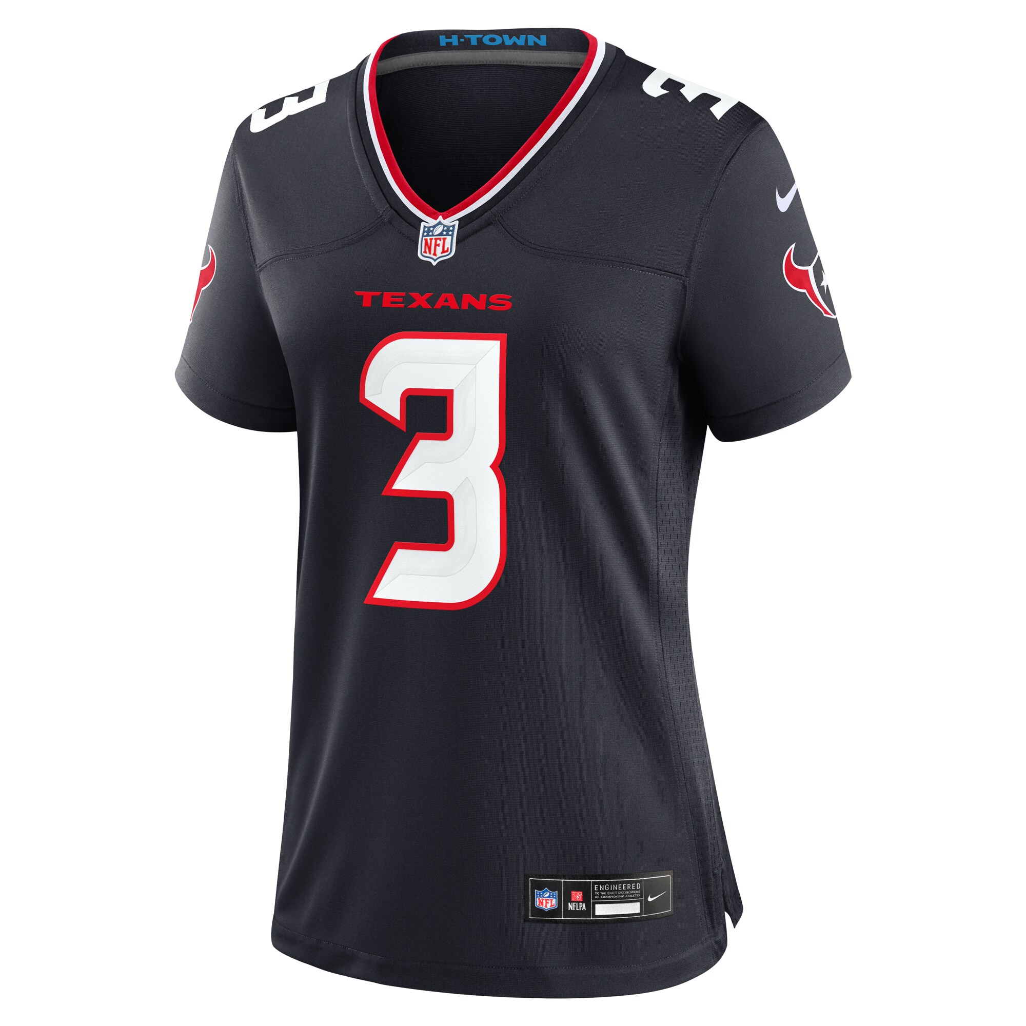 Houston Texans Tank Dell Navy Team Game NFL Jersey Women's