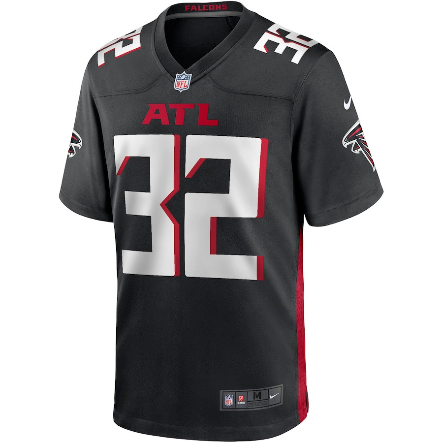 Jamal Anderson 32 Atlanta Falcons Game Retired Black NFL Jersey Men's