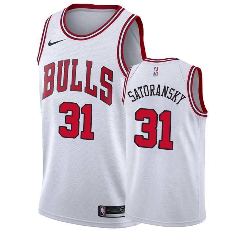 Chicago Bulls Tomas Satoransky 31 Association NBA Jersey Men's