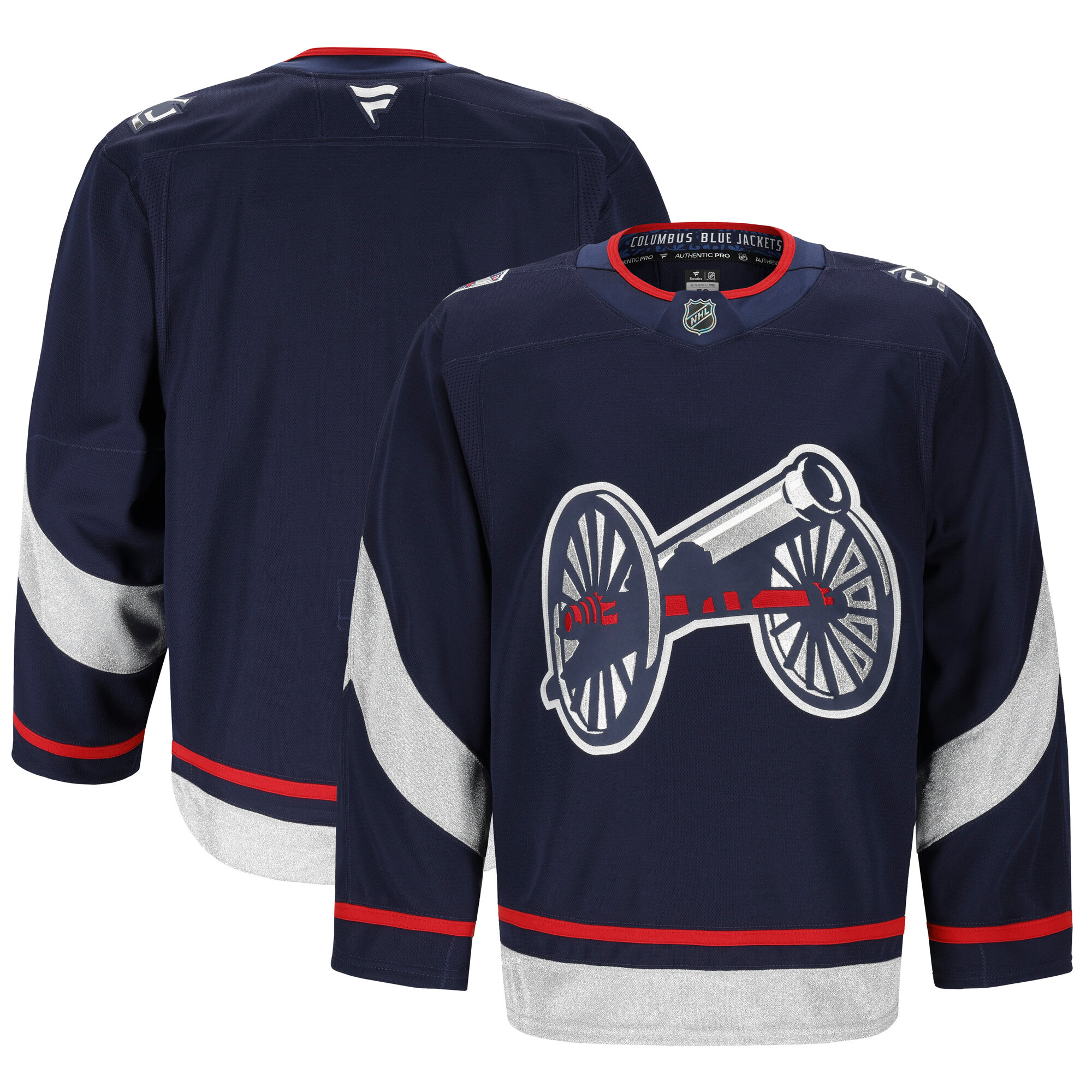 Columbus Blue Jackets Navy 2025 Stadium Series Pro NHL Jersey Men's