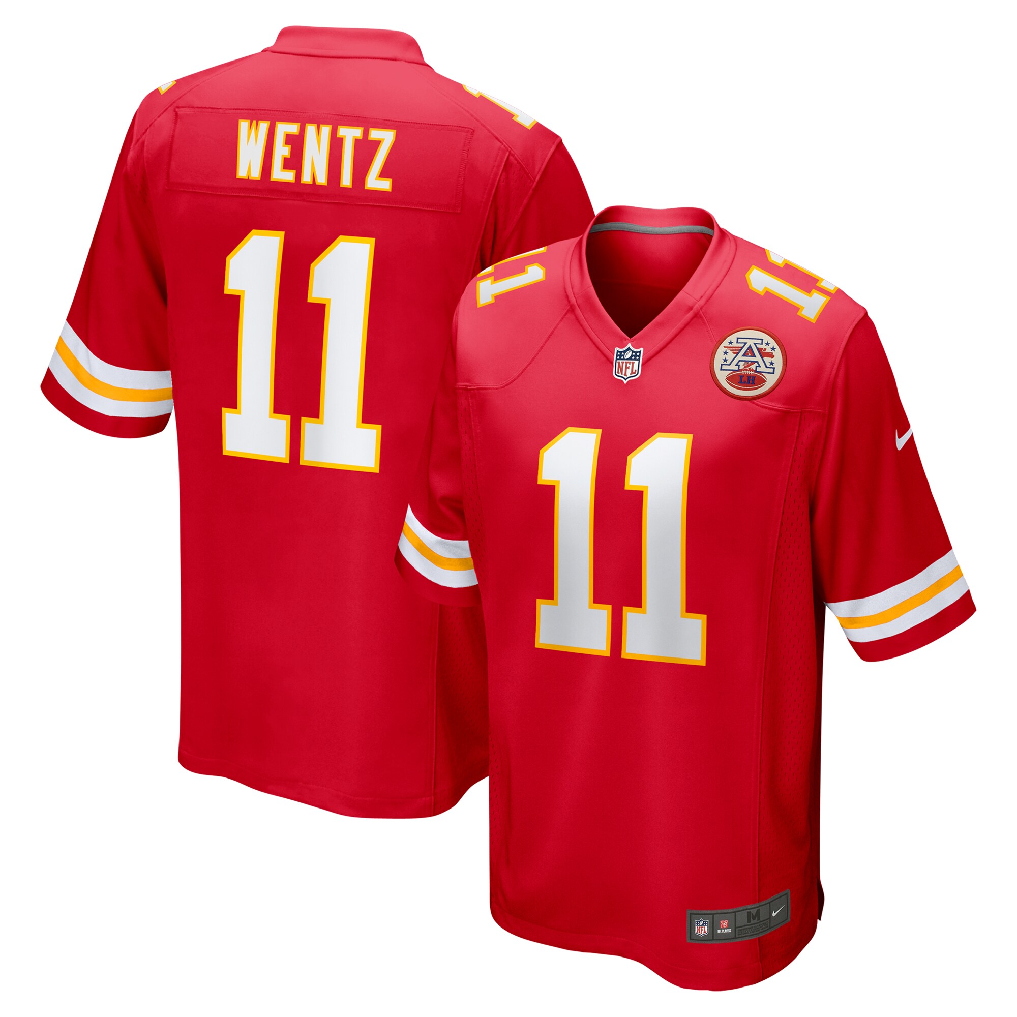 Kansas City Chiefs Carson Wentz Red Game NFL Jersey Men's