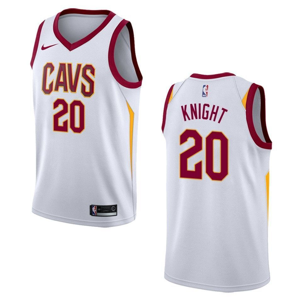 Cleveland Cavaliers 20 Brandon Knight Association Swingman White NBA Jersey Men's