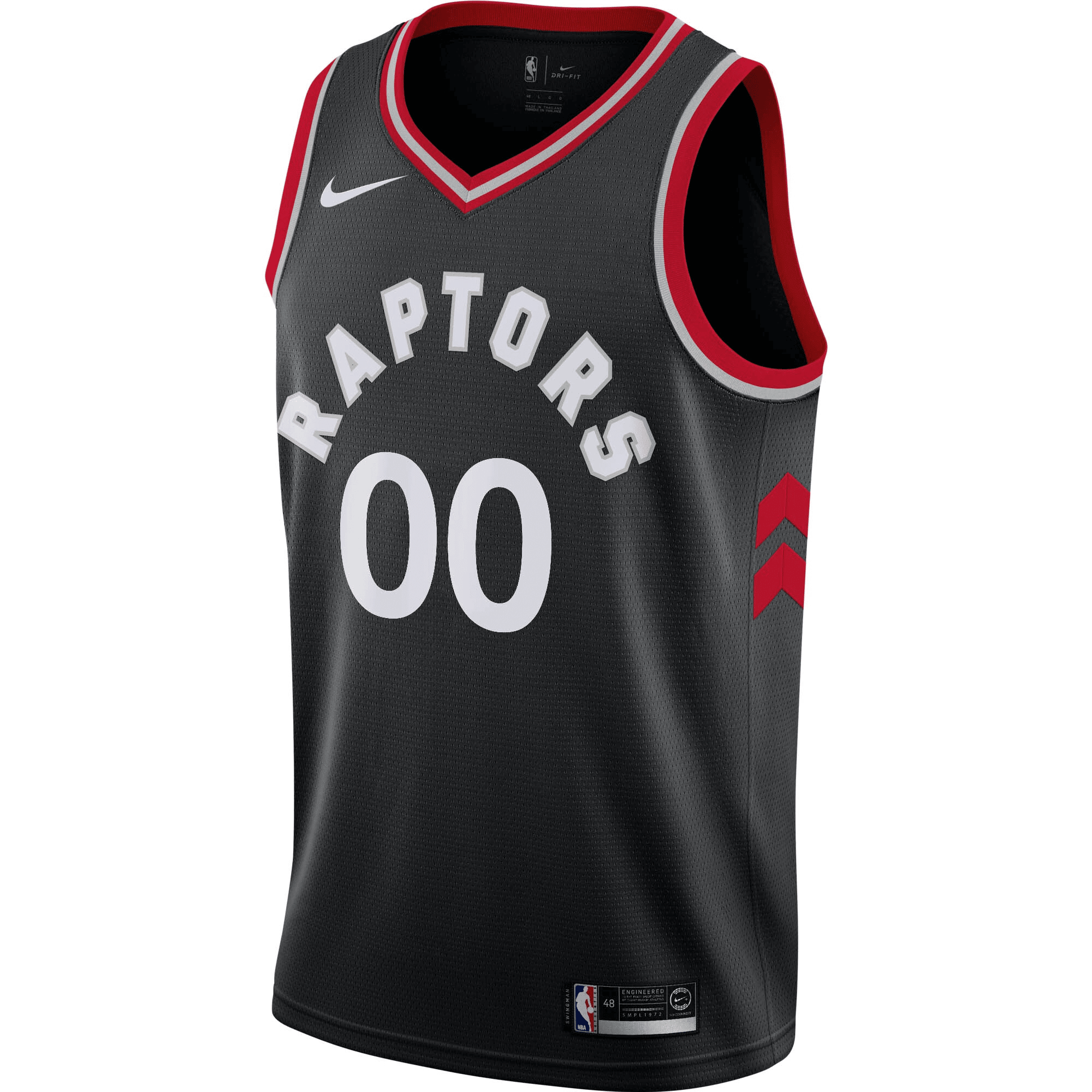 Toronto Raptors Custom Swingman Black Statement Edition NBA Jersey Men's