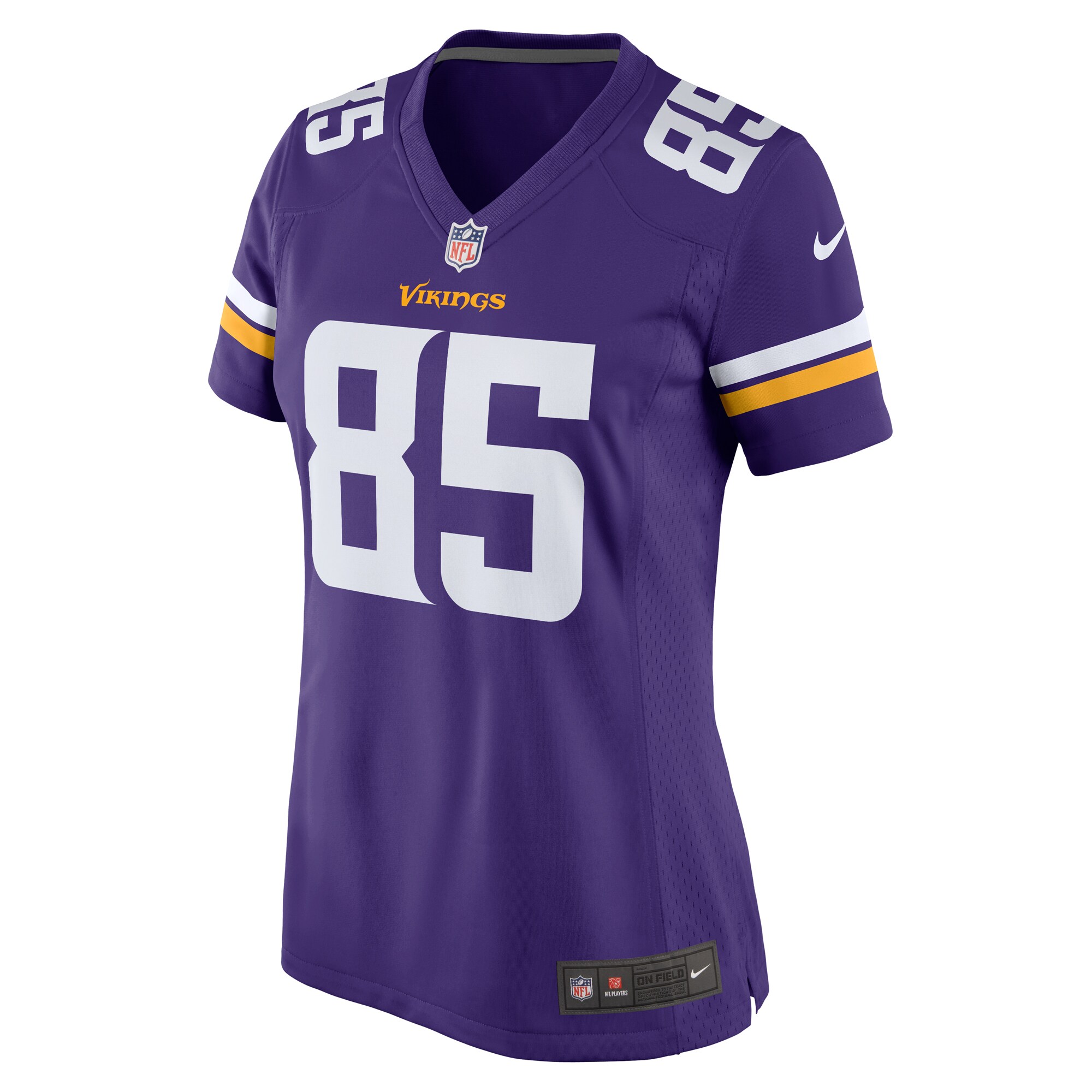 Minnesota Vikings Dan Chisena Purple Game NFL Jersey Women's