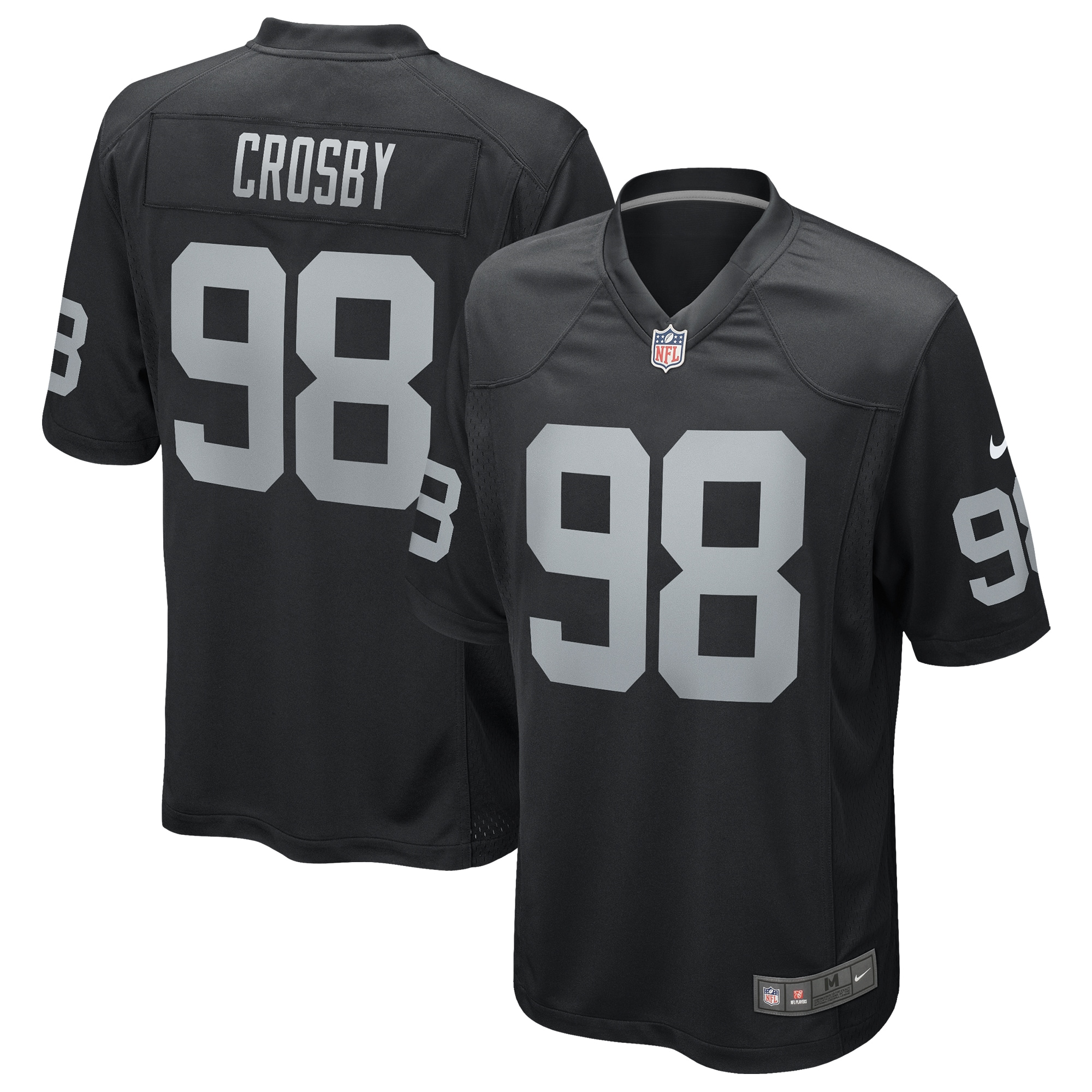 Las Vegas Raiders Maxx Crosby Black Game NFL Jersey Men's