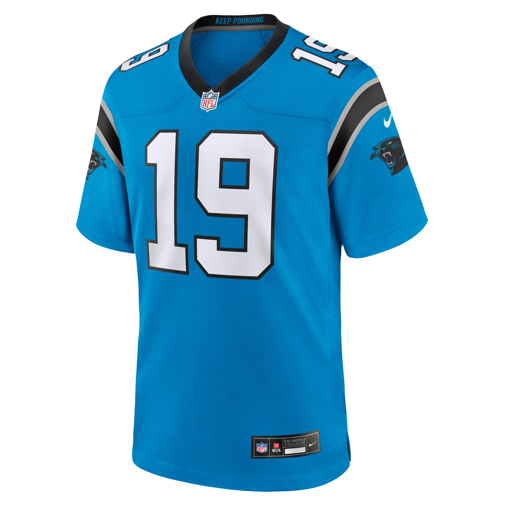 Carolina Panthers Adam Thielen Blue Alternate Game NFL Jersey Men's