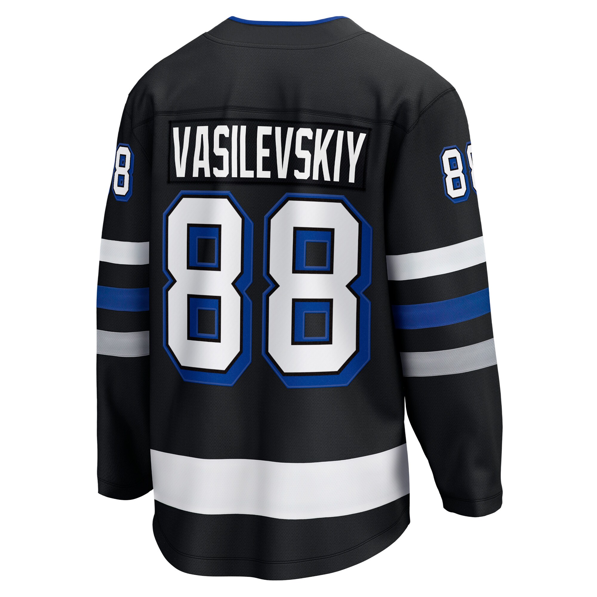 Tampa Bay Lightning Andrei Vasilevskiy Black Alternate Premier Breakaway Player NHL Jersey Men's