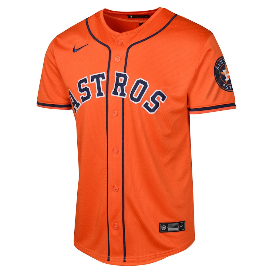 Houston Astros Alternate Limited Orange MLB Jersey Youth