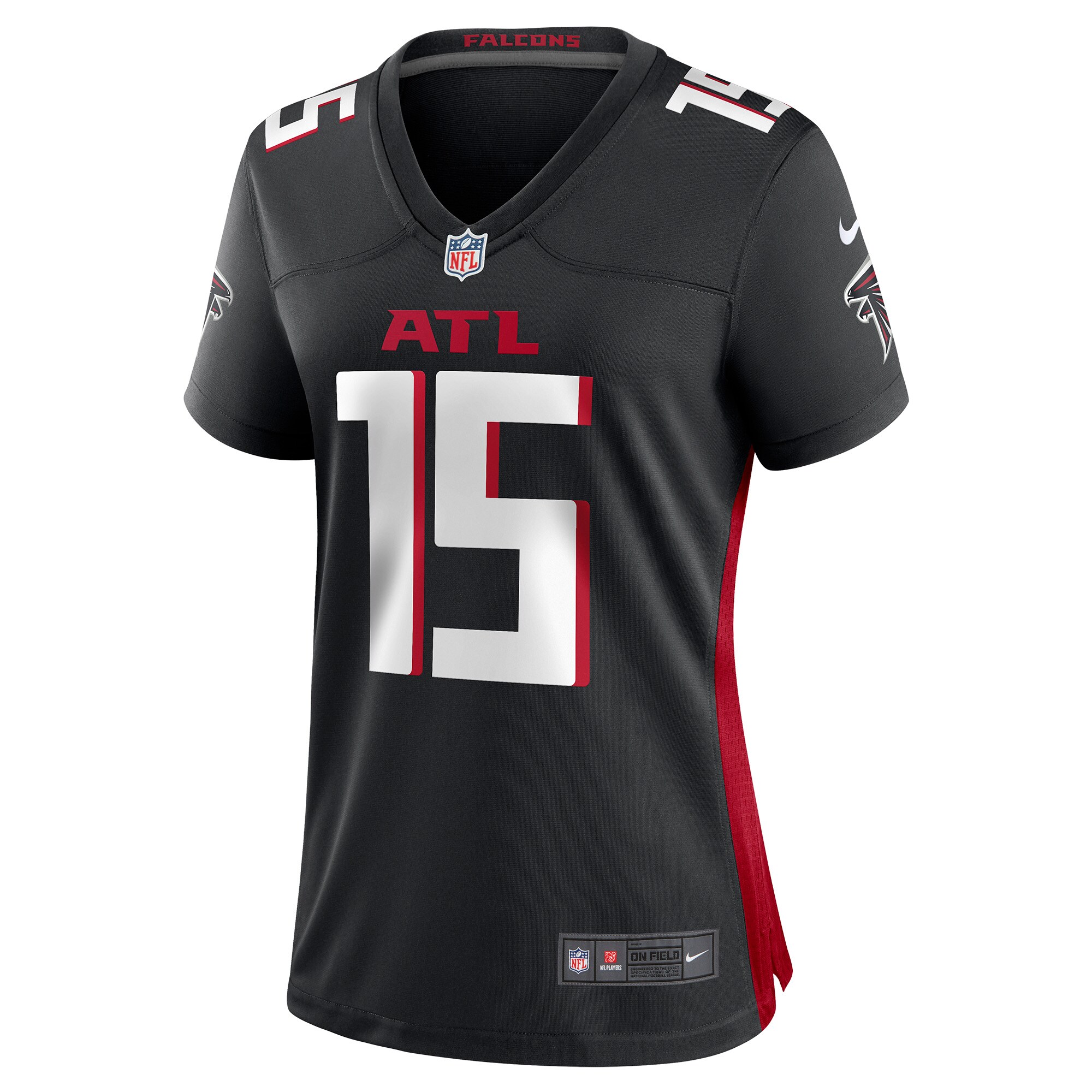Atlanta Falcons Feleipe Franks Black Game NFL Jersey Women's