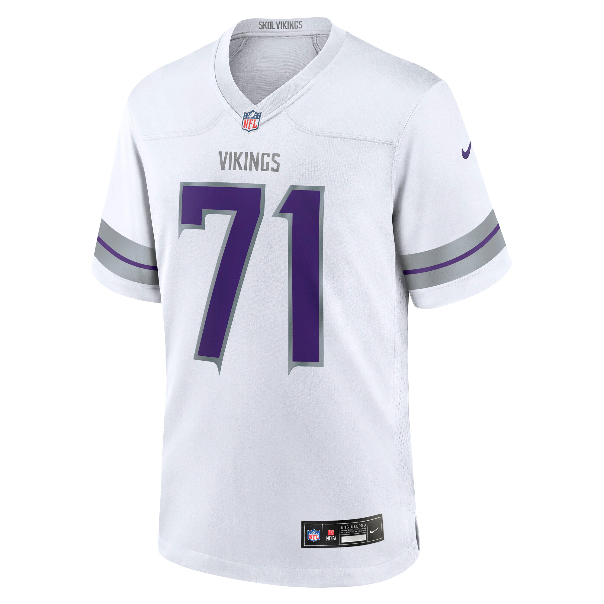 Minnesota Vikings Christian Darrisaw White Alternate Game NFL Jersey Men's