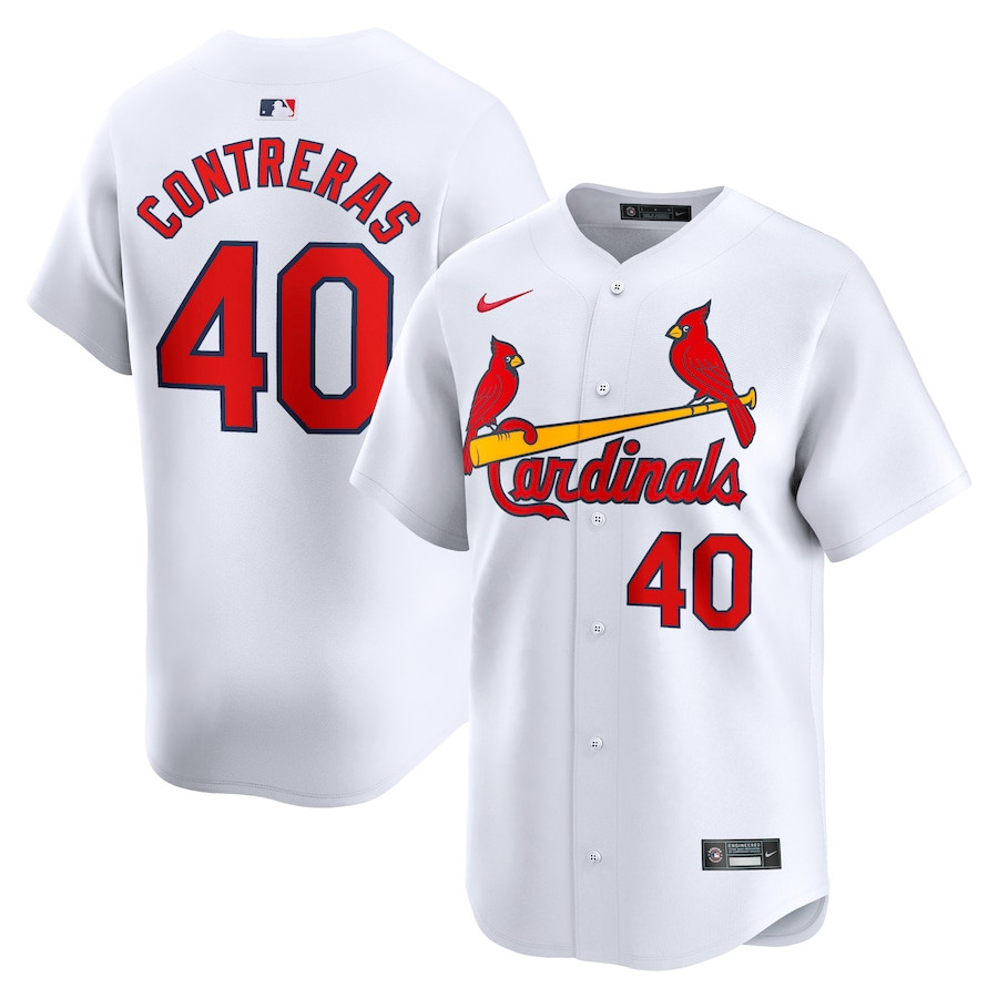Willson Contreras 40 St. Louis Cardinals Home Limited White MLB Jersey Men's