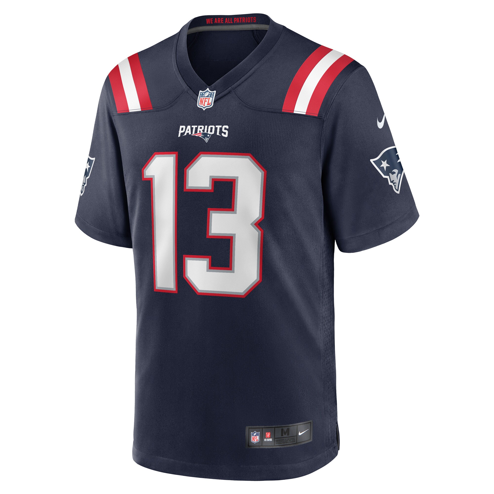 New England Patriots Jack Jones Navy Game Player NFL Jersey Men's