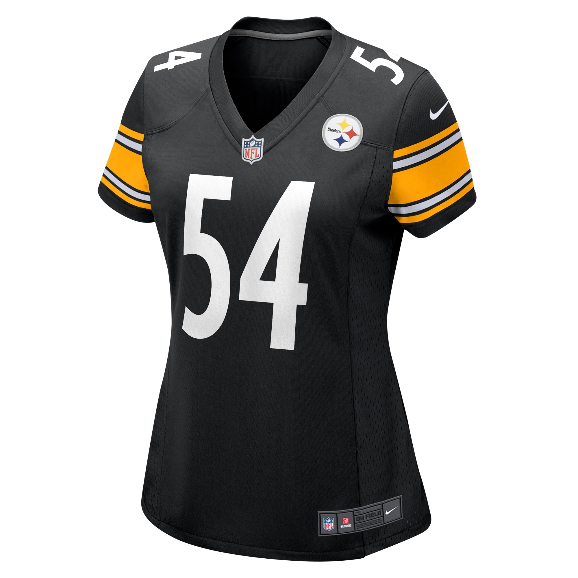 Pittsburgh Steelers Zach Frazier Black Game NFL Jersey Women's