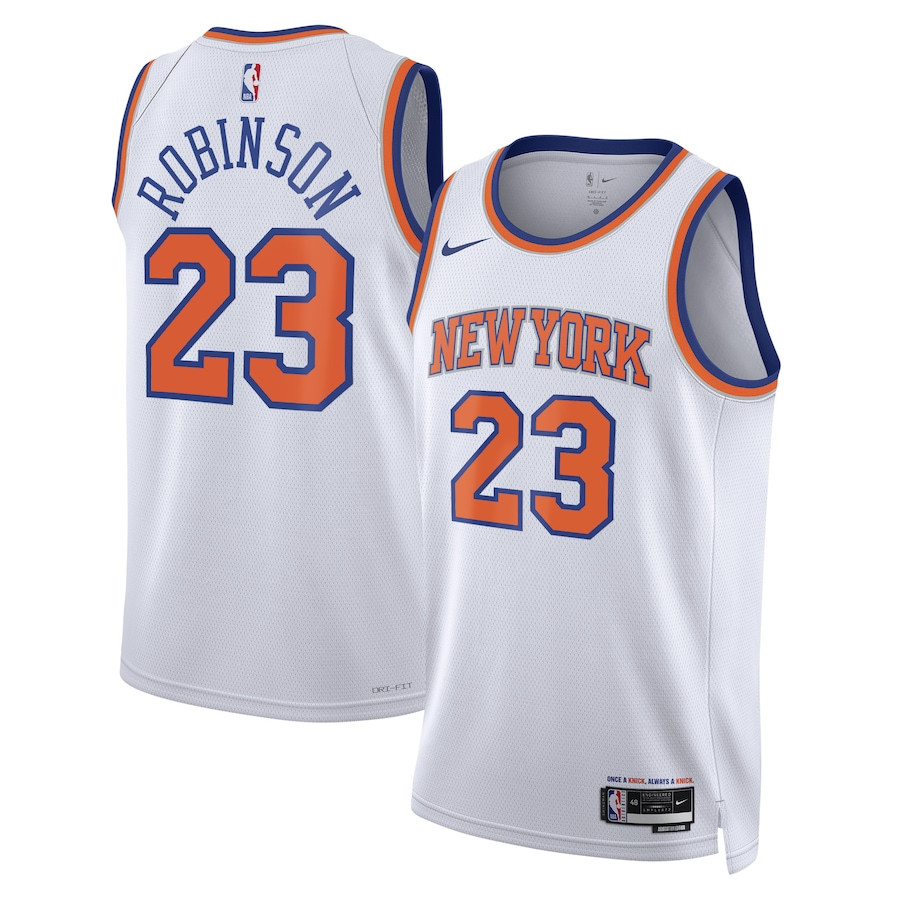 Mitchell Robinson 23 New York Knicks Unisex Swingman Association Editio White NBA Jersey Unisex