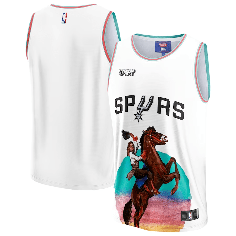 San Antonio Spurs KidSuper Studio Unisex Hometown White NBA Jersey Unisex