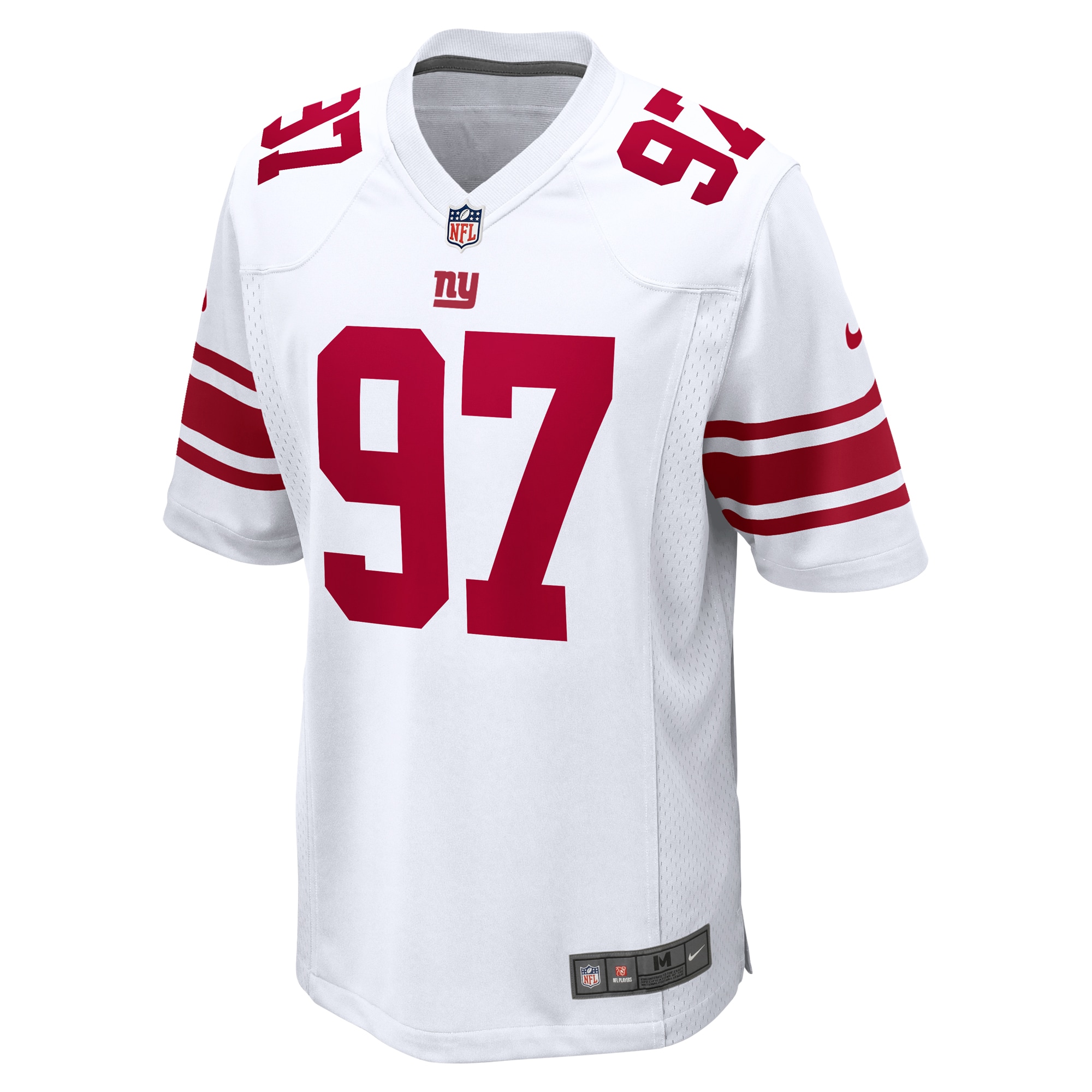 New York Giants Dexter Lawrence II White Game Player NFL Jersey Men's