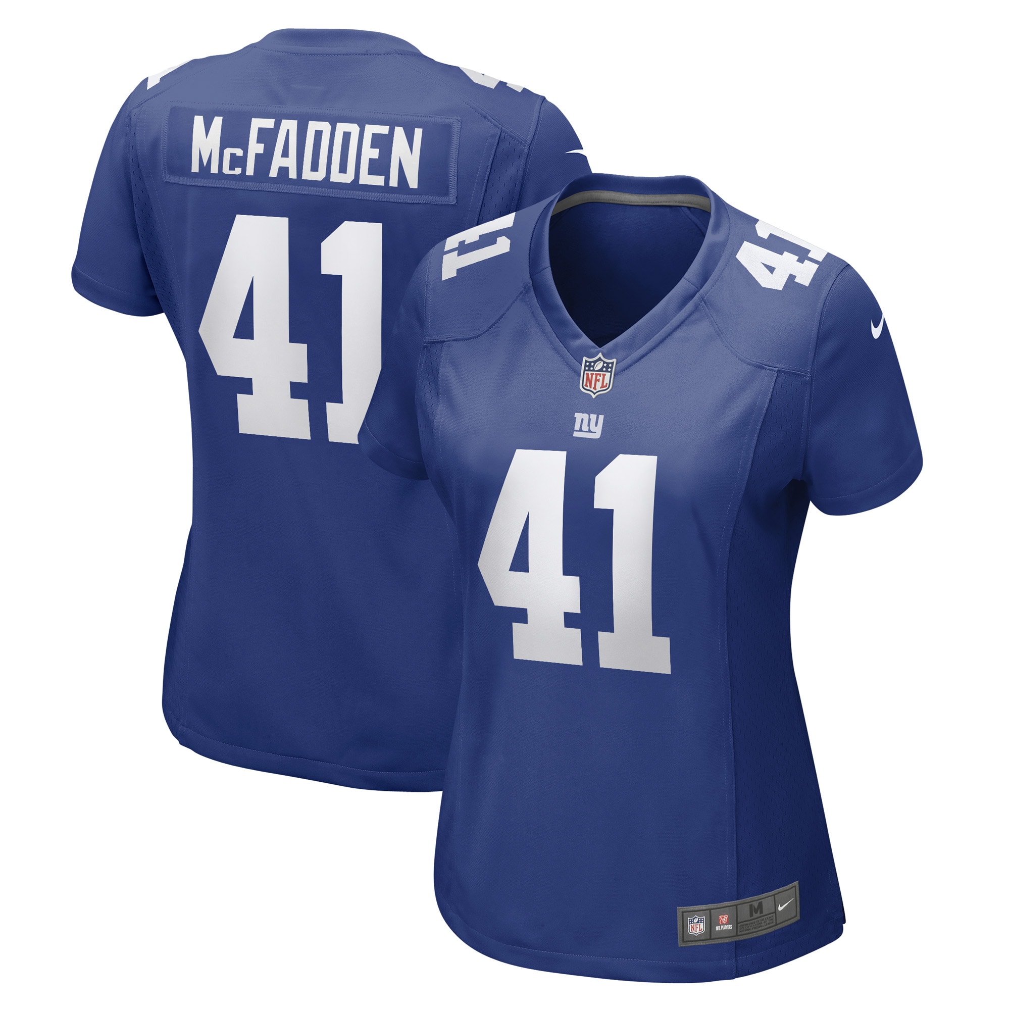 New York Giants Micah McFadden Royal Game Player NFL Jersey Women's