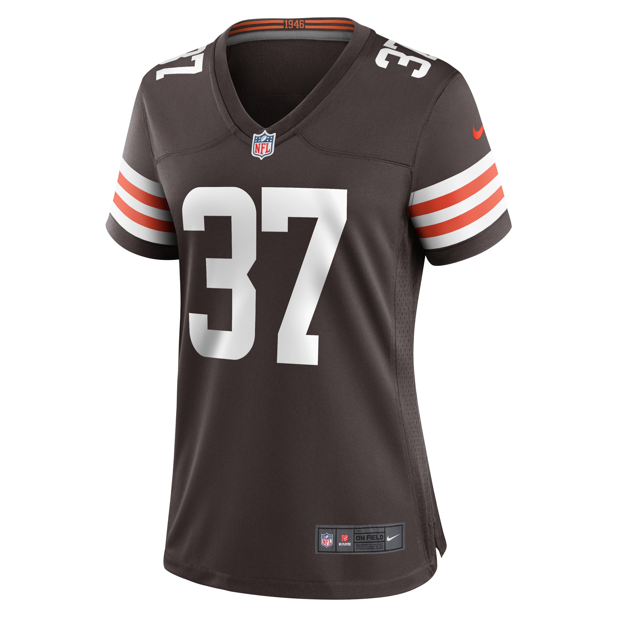Cleveland Browns D'Anthony Bell Brown Game Player NFL Jersey Women's