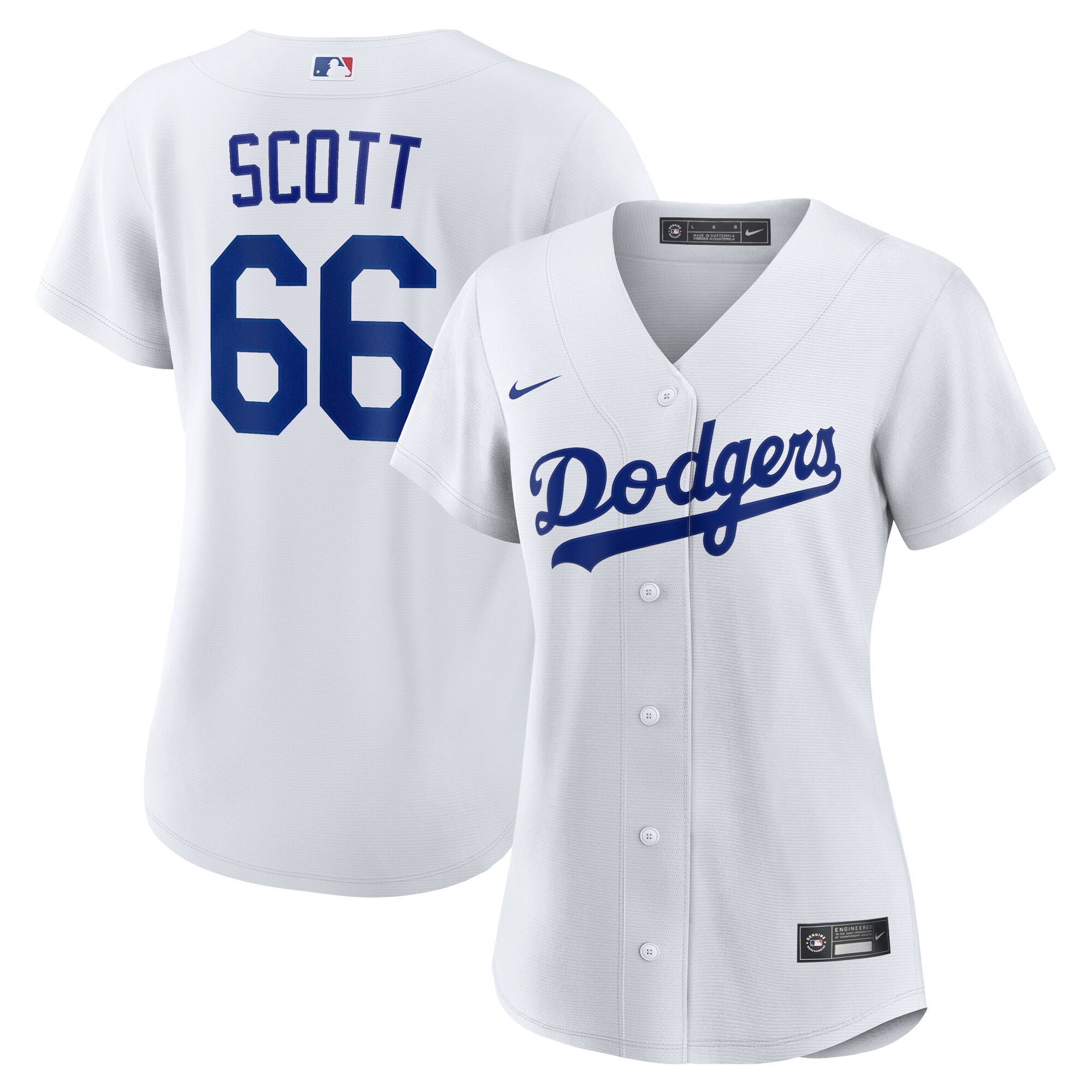 Los Angeles Dodgers Tanner Scott White Home MLB Jersey Women's