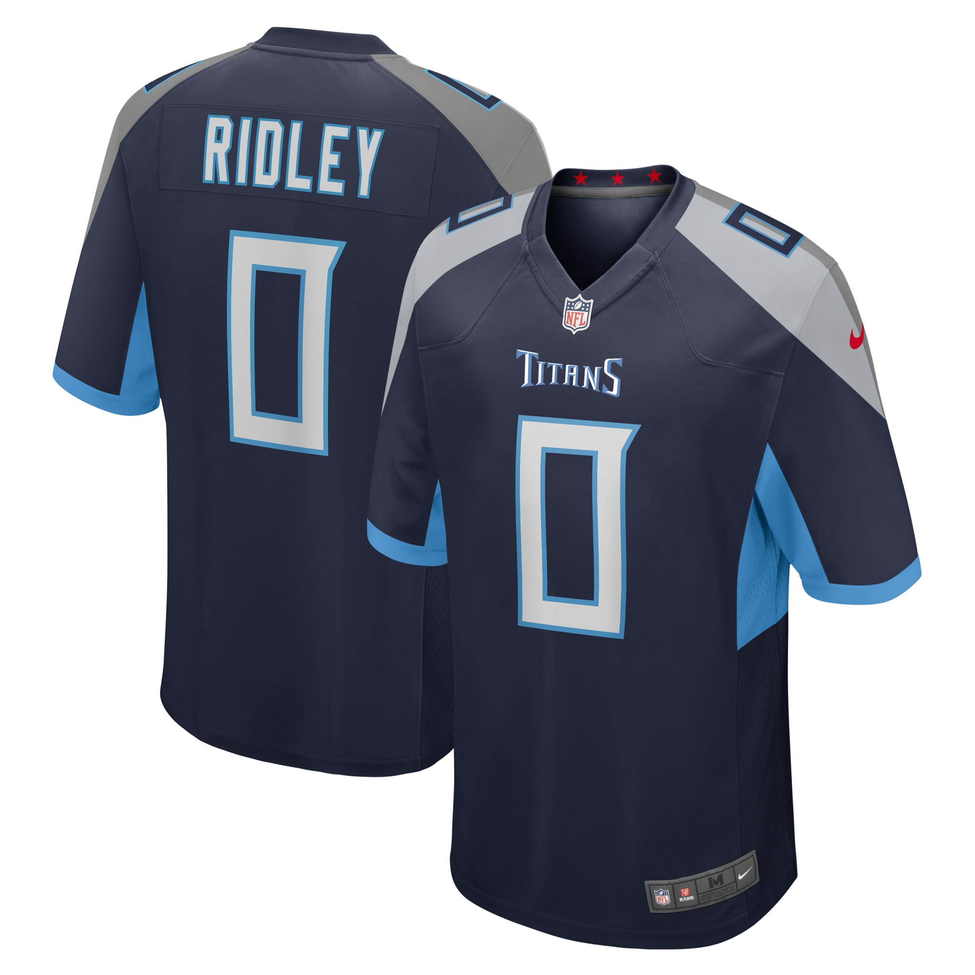 Tennessee Titans Calvin Ridley Navy Game NFL Jersey Men's