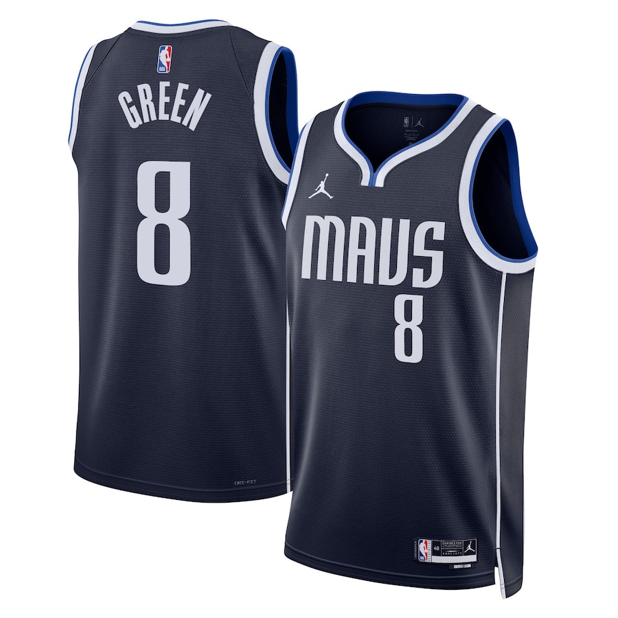 Josh Green 8 Dallas Mavericks Unisex Swingman Statement Edition Navy NBA Jersey Unisex