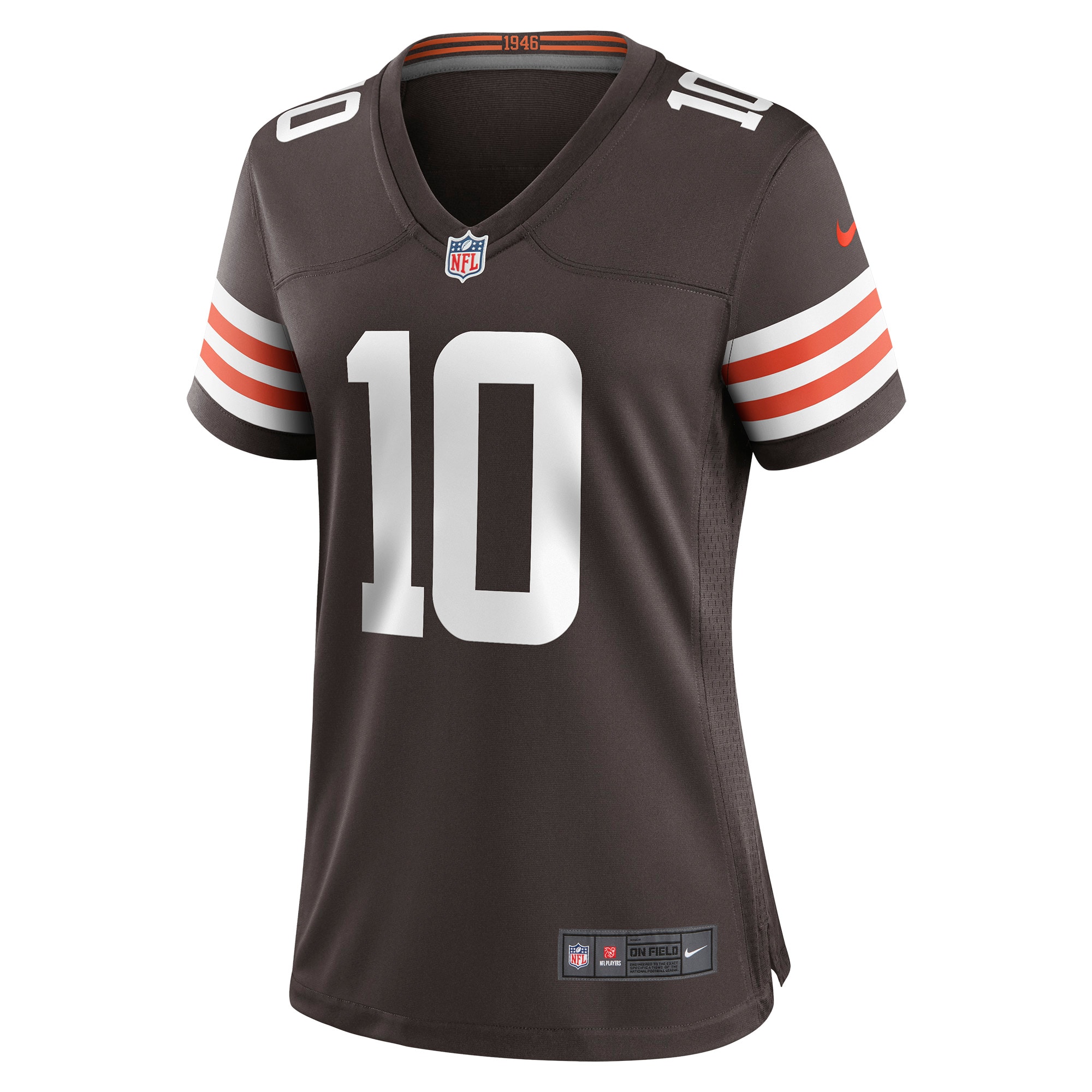 Cleveland Browns Anthony Schwartz Brown Game NFL Jersey Women's