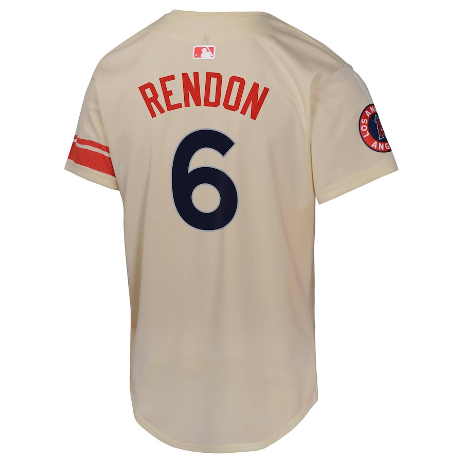 Anthony Rendon 6 Los Angeles Angels City Connect Limited Cream MLB Jersey Youth