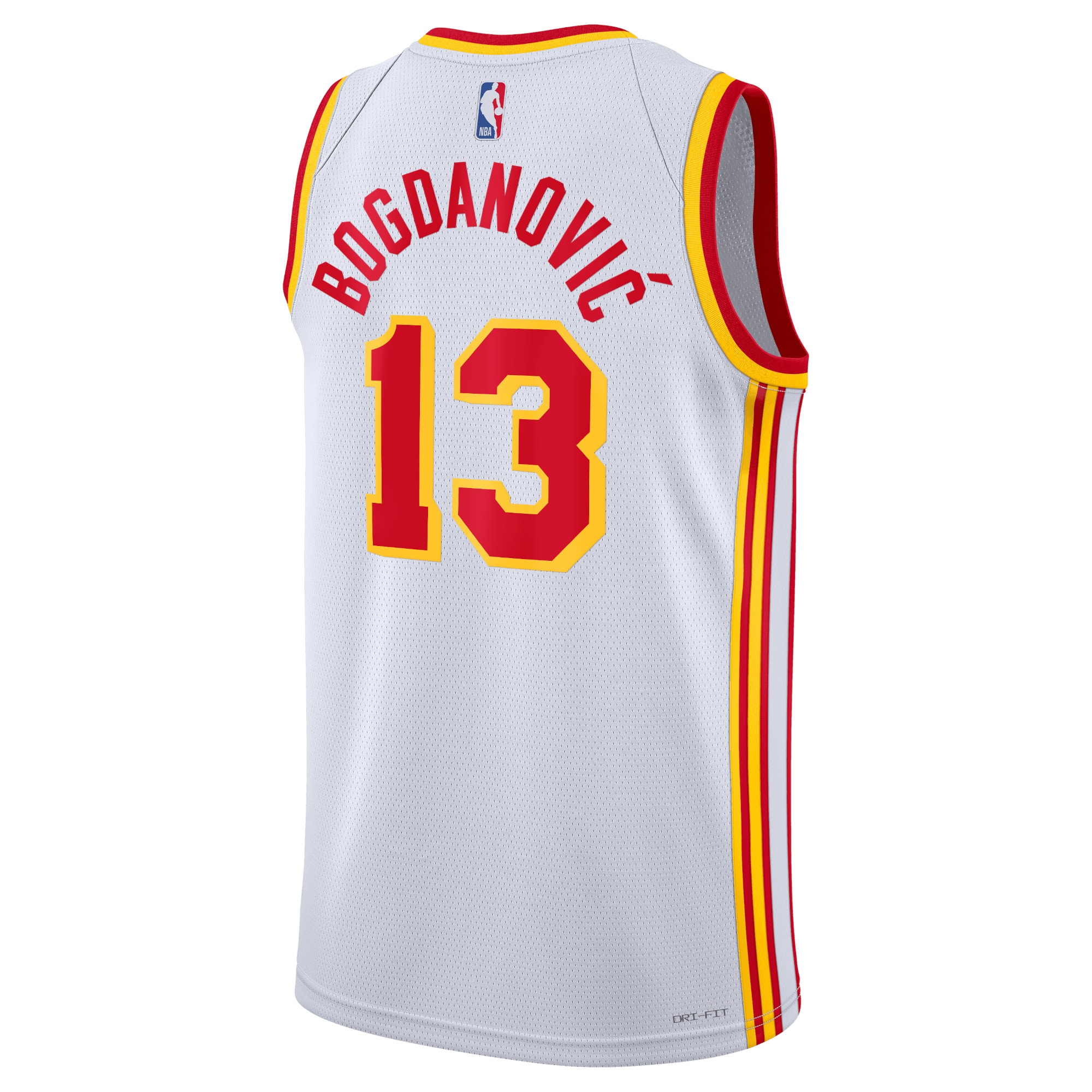 Atlanta Hawks Association Edition Swingman White Bogdan Bogdanovi Unisex NBA Jersey Unisex