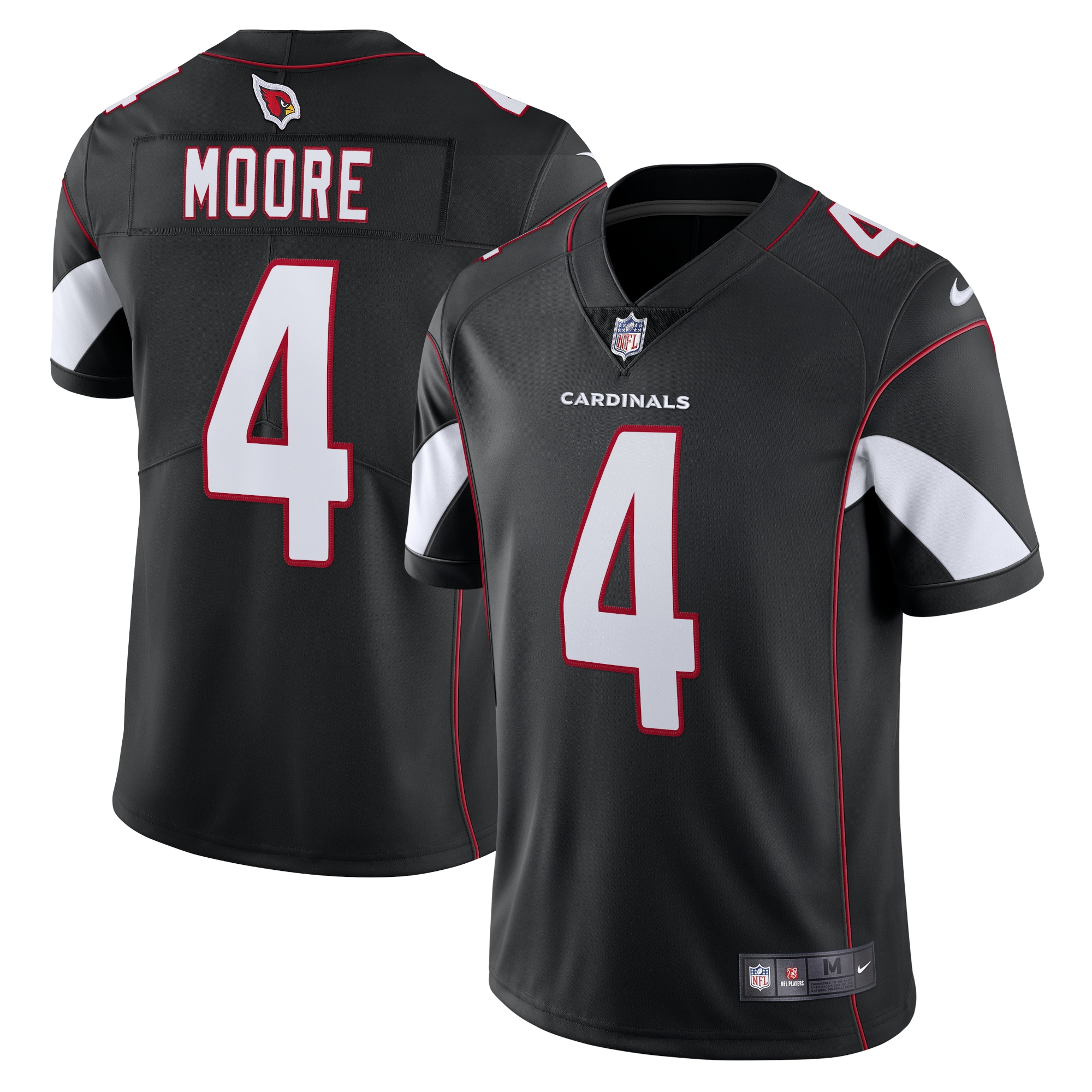 Arizona Cardinals Rondale Moore Black Alternate Vapor Limited NFL Jersey Men's