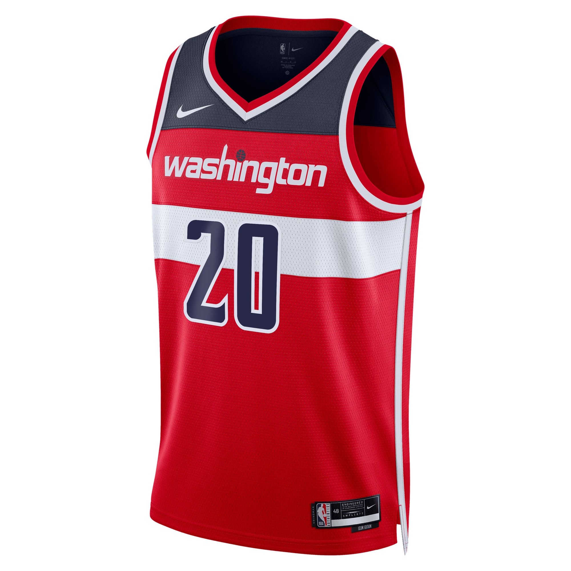 Washington Wizards Icon Swingman Red Alexandre Sar Unisex NBA Jersey Unisex