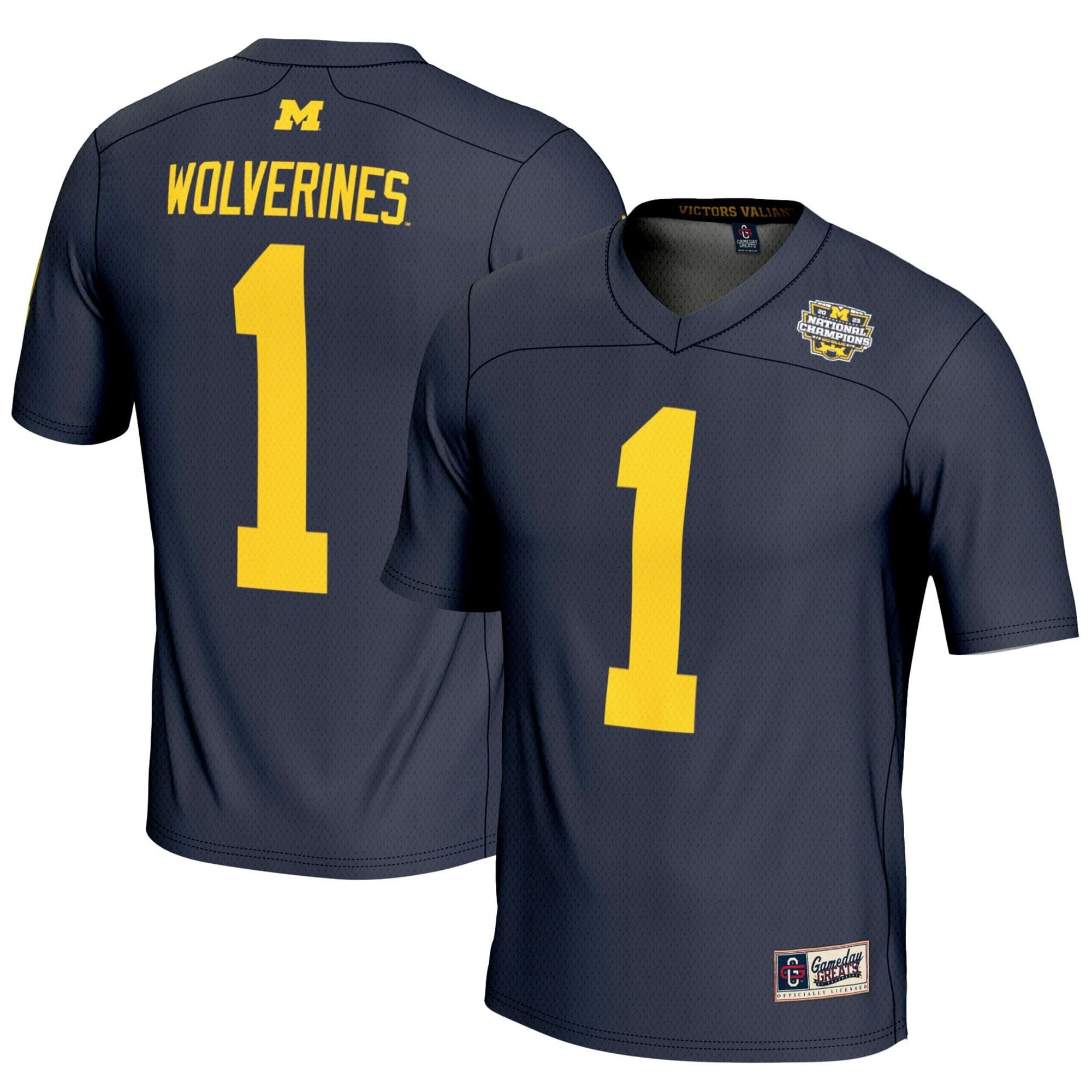 Wolverines 2023 National Champions NCAA Jersey Men's