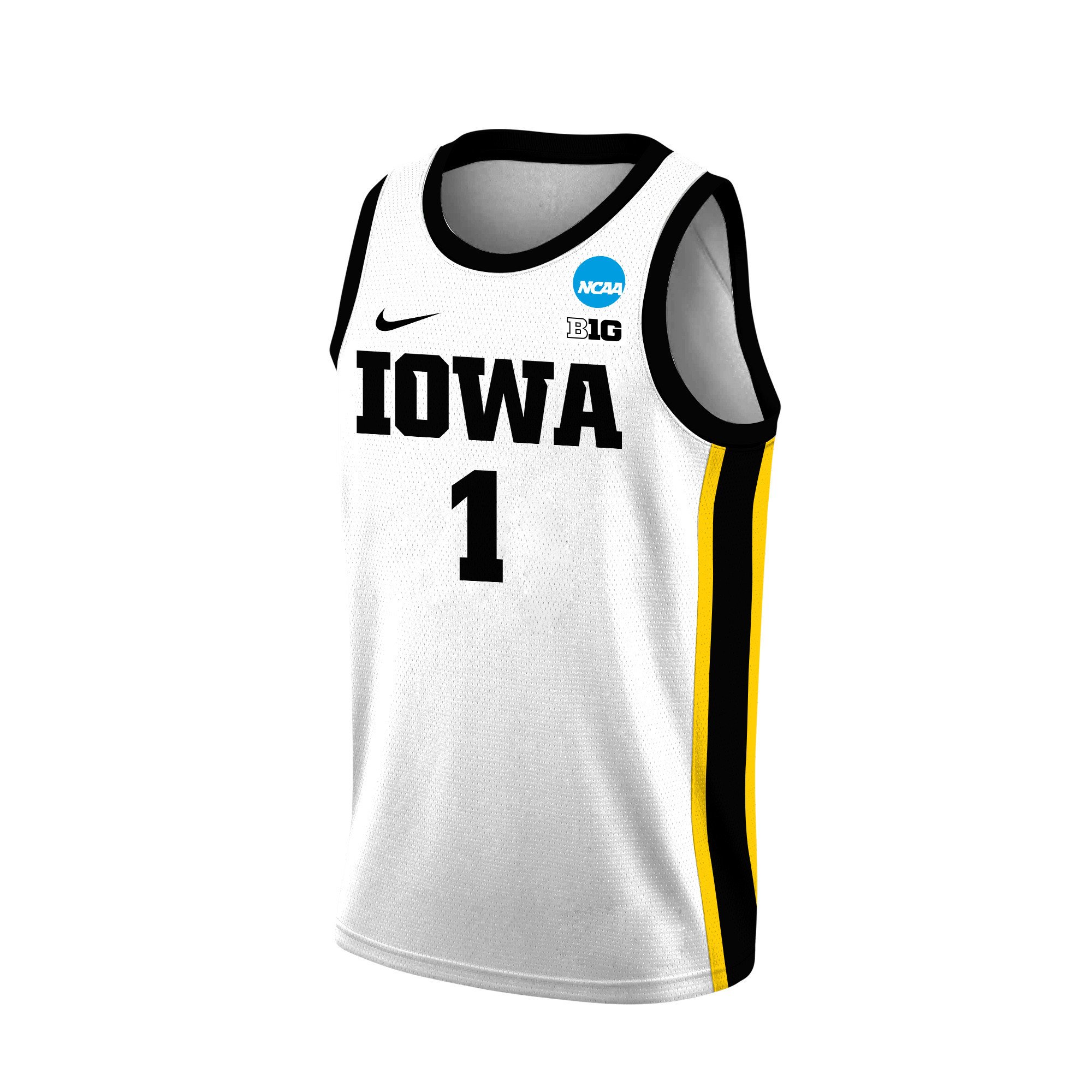 Molly Davis 1 Iowa Hawkeyes 2024 White Unisex NCAA Jersey Unisex