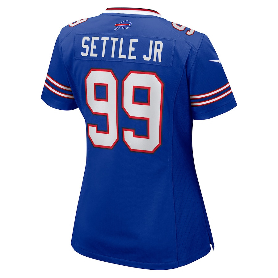 Tim Settle 99 Buffalo Bills Game Royal NFL Jersey Women's