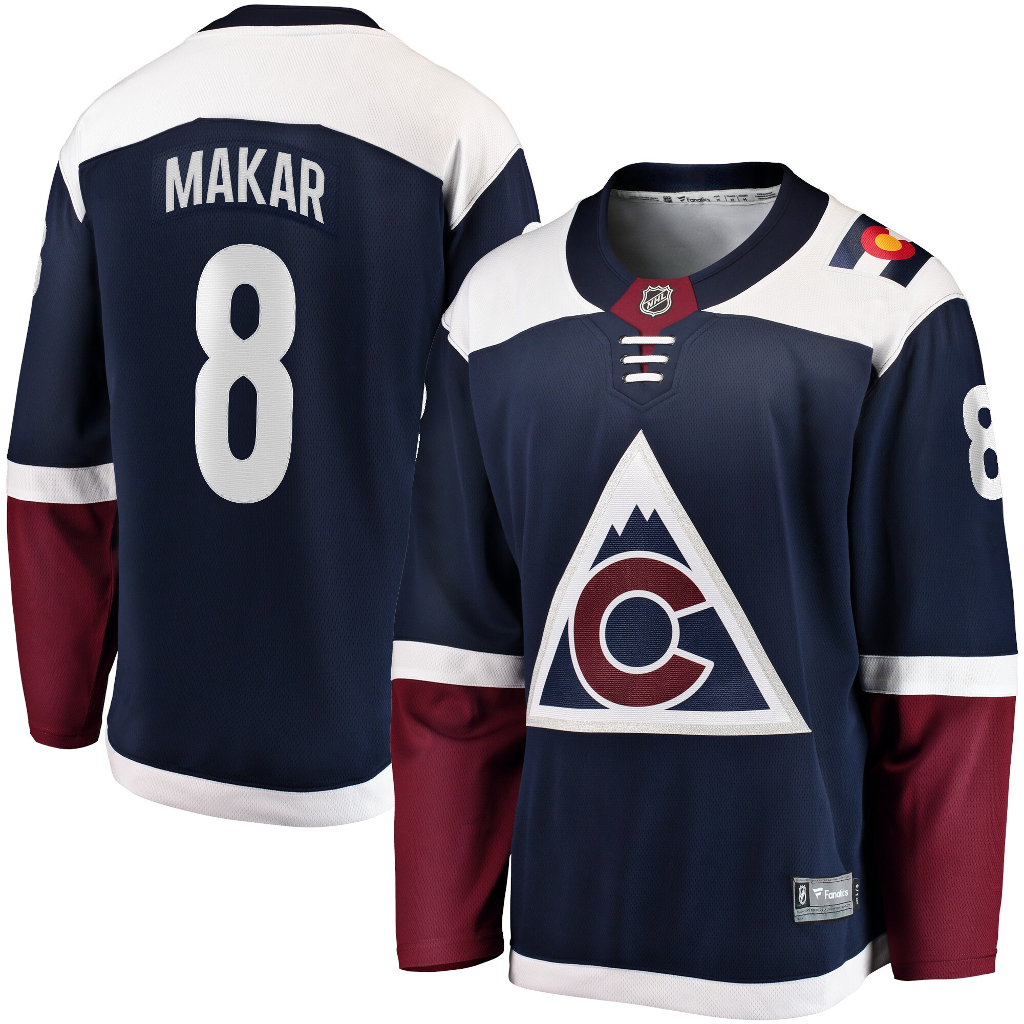 Colorado Avalanche Cale Makar Navy Alternate Premier Breakaway Player NHL Jersey Men's