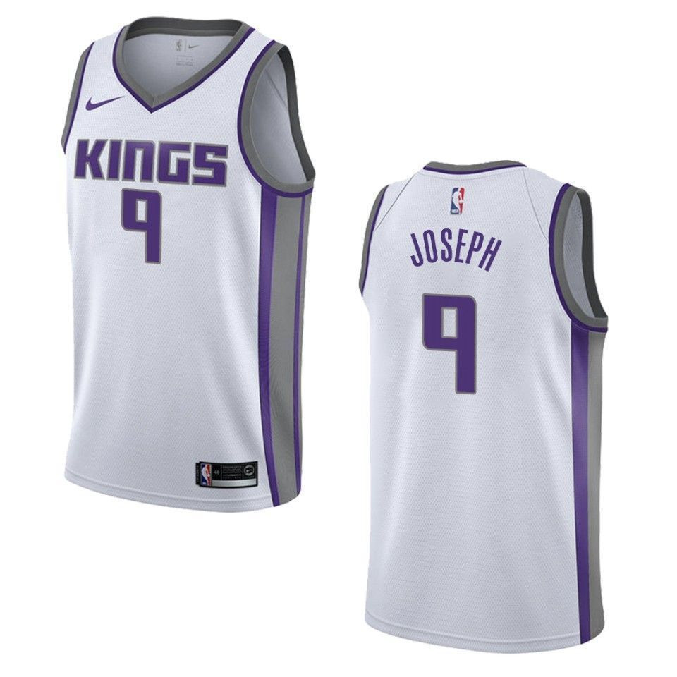 Sacramento Kings 9 Cory Joseph Association Swingman White NBA Jersey Men's
