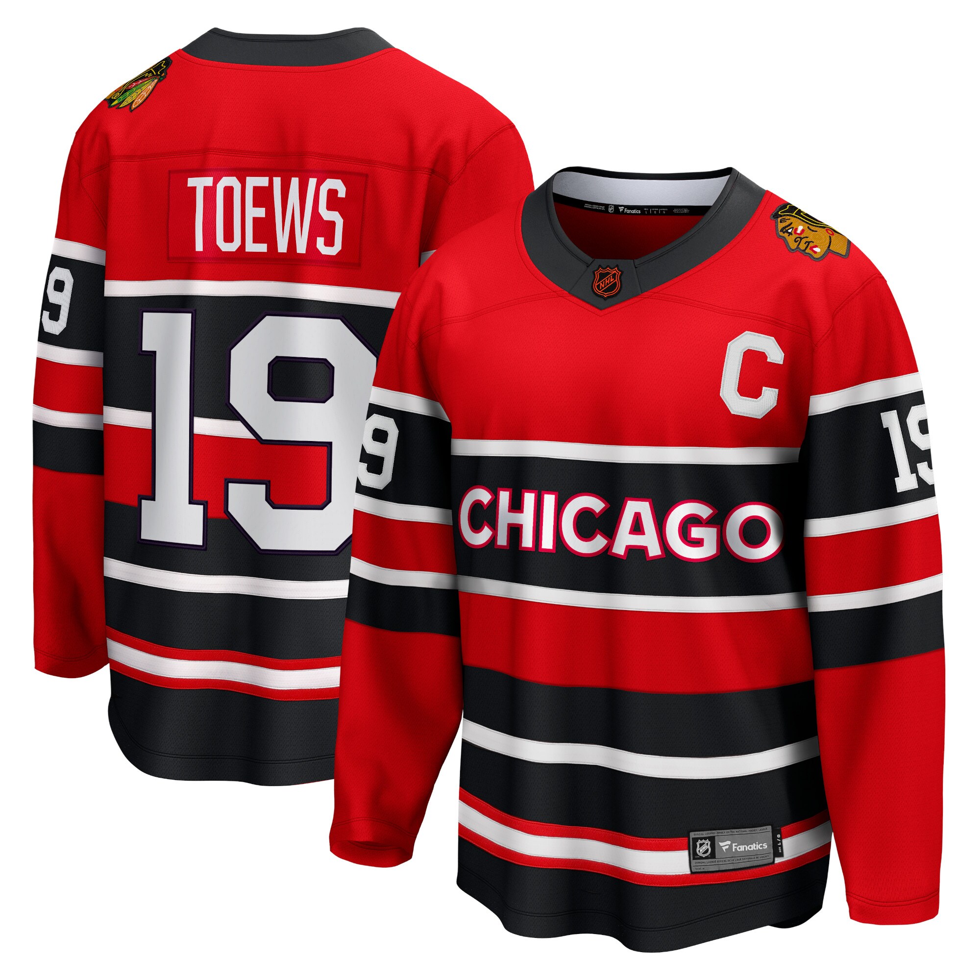 Chicago Blackhawks Jonathan Toews Red Special Edition 2.0 Breakaway Player NHL Jersey Men's