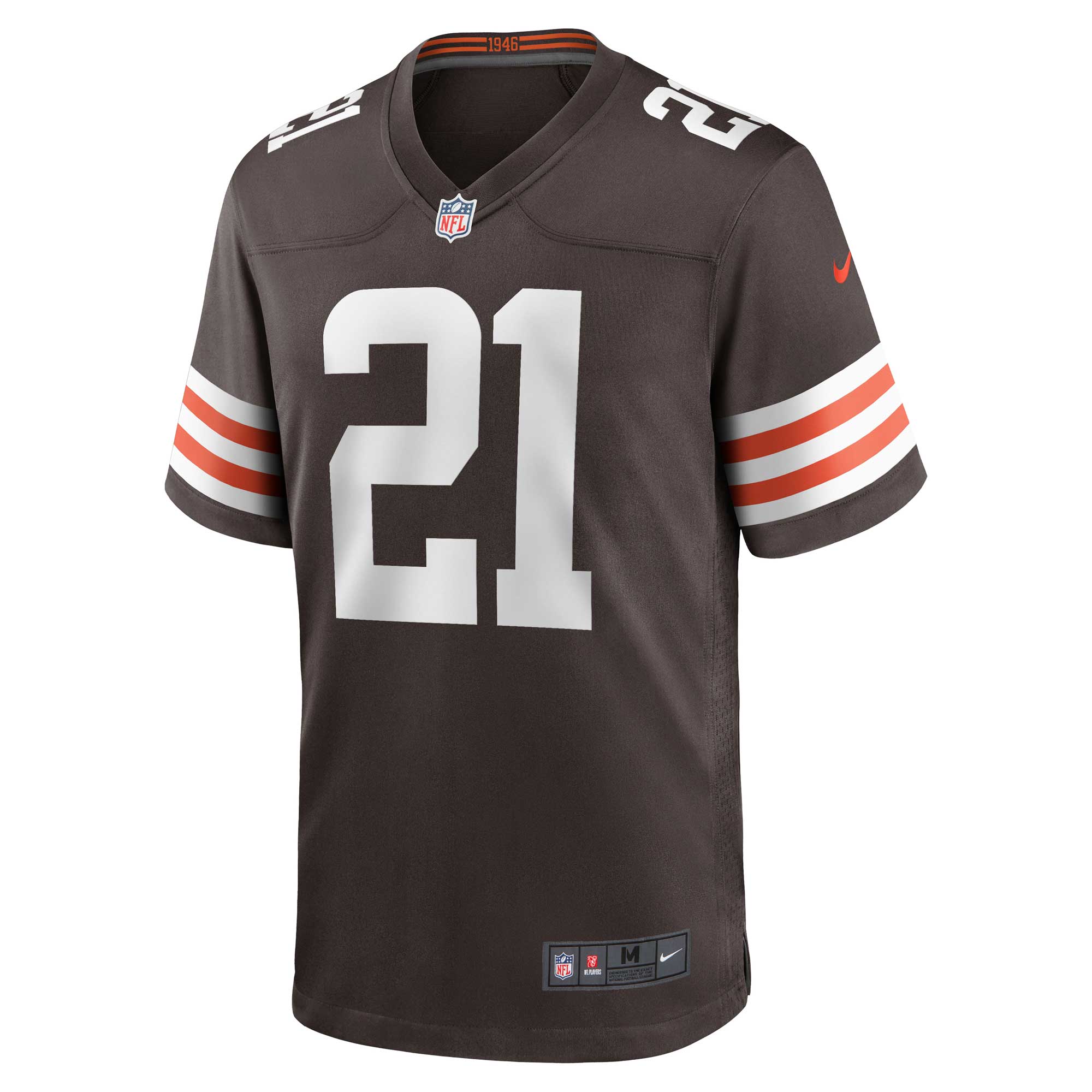 Cleveland Browns Denzel Ward Brown Game NFL Jersey Men's