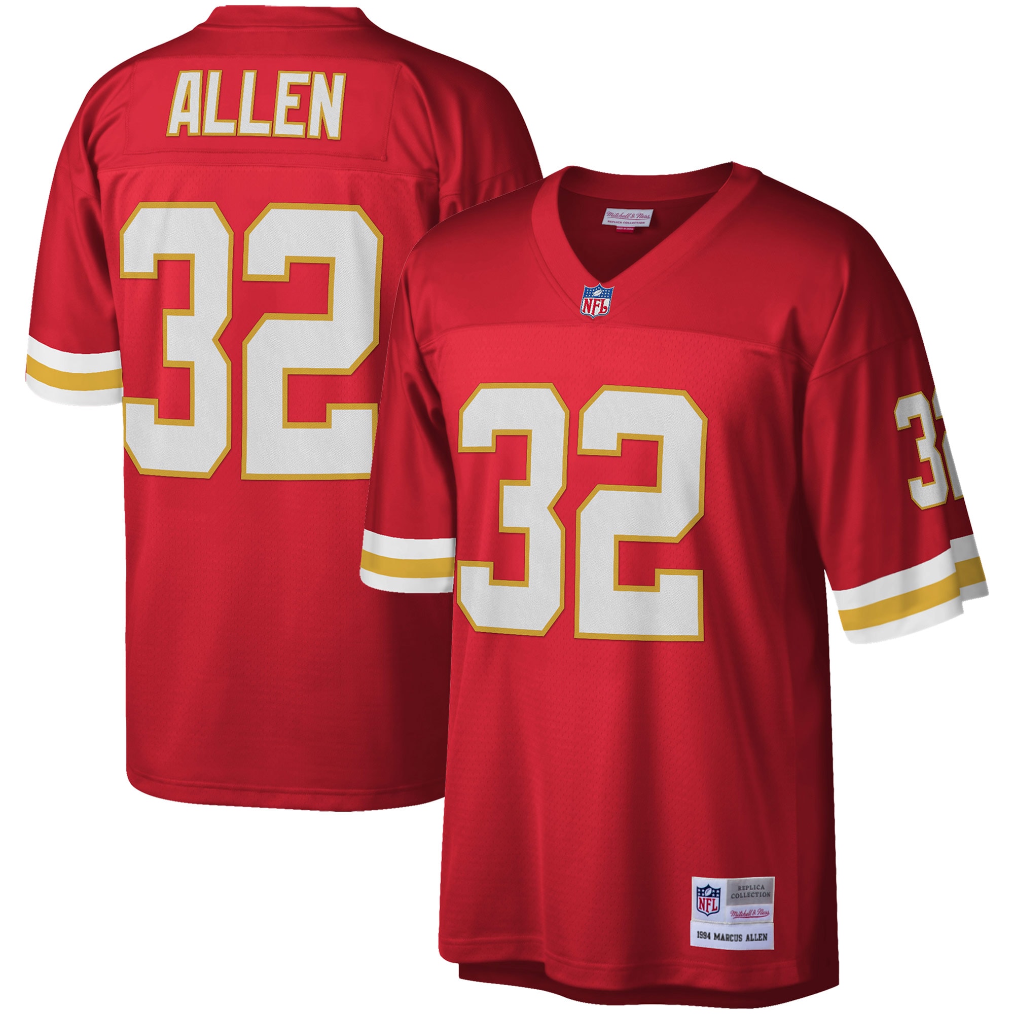 Kansas City Chiefs Marcus Allen Mitchell Ness Red Legacy NFL Jersey Men's