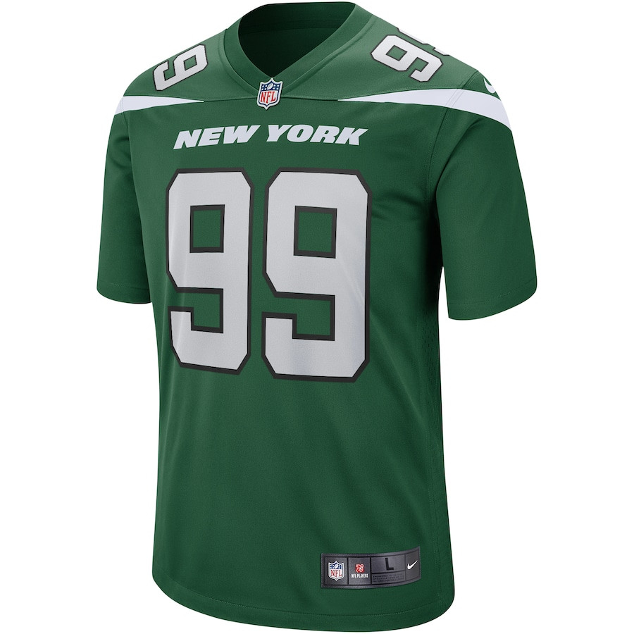 Mark Gastineau 99 New York Jets Game Retired Gotham Green NFL Jersey Men's
